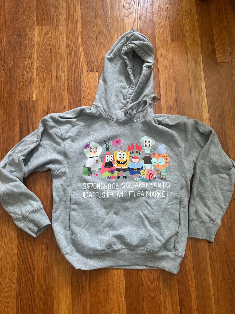 Uniqlo SpongeBob x Cactus Plant Flea Market Gray Hoodie